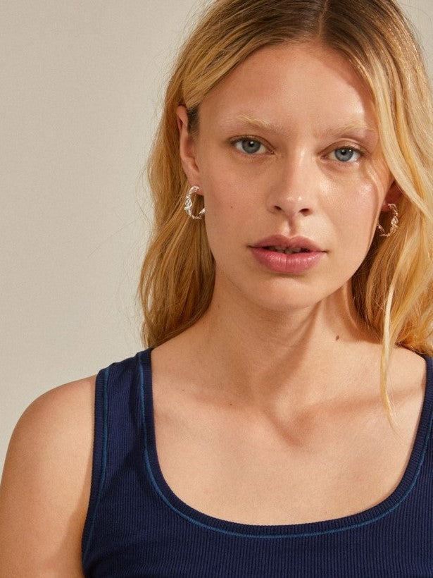 PILGRIM Sun Twisted Hoop Earrings