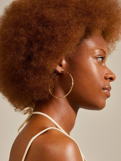 PILGRIM Sun Mega Hoop Earrings