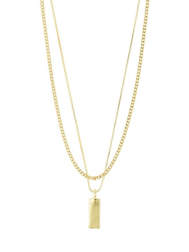 PILGRIM Star Necklace 2-in-1 Set