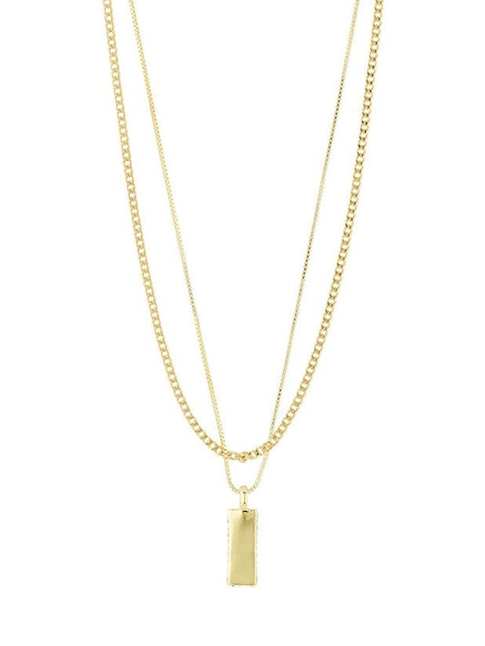 PILGRIM Star Necklace 2-in-1 Set