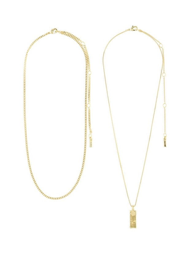 PILGRIM Star Necklace 2-in-1 Set