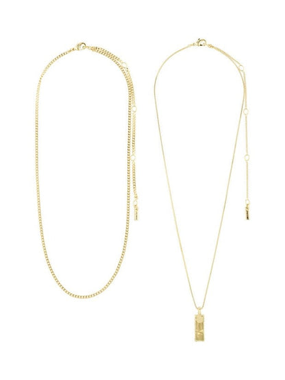 PILGRIM Star Necklace 2-in-1 Set