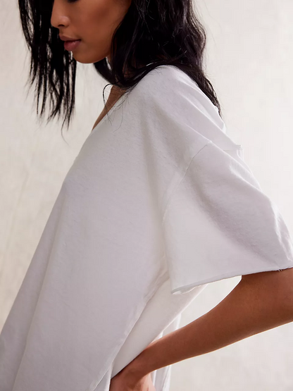 FREE PEOPLE Nina V-Neck Tee