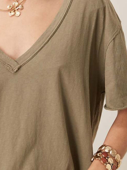 FREE PEOPLE Nina V-Neck Tee