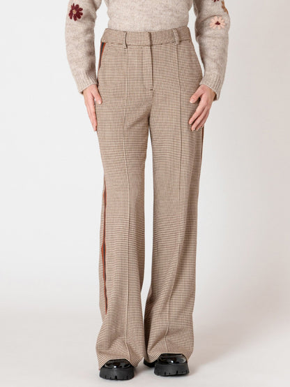 BLACK TAPE Striped Wide Leg Pant